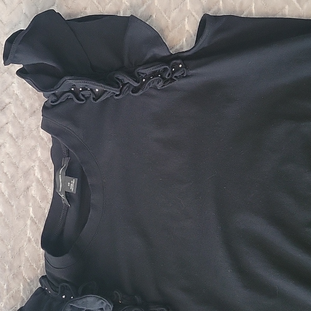 INC XS RuffleTop - Picture 2 of 4